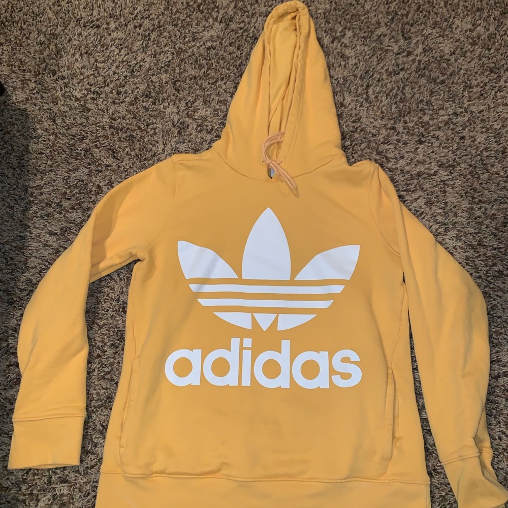 Yellow Adidas sweatshirt